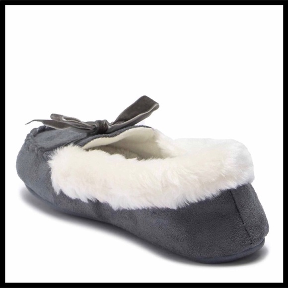 JESSICA SIMPSON FAUX SHEARLING SLIP ON COZY FLATS - Picture 2 of 6